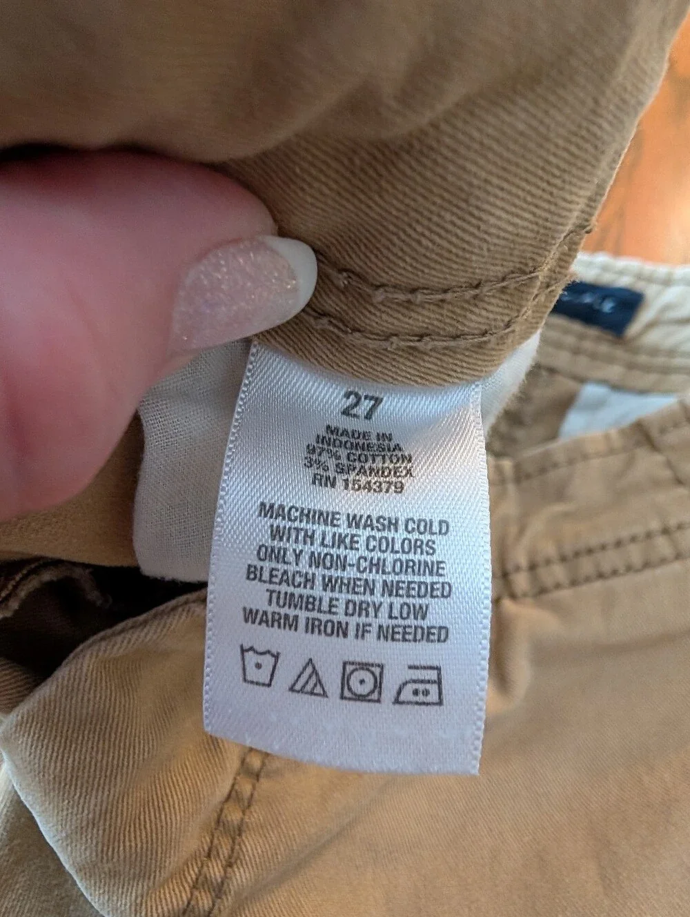 Aeropostale Mens Dark Tan Cargo Shorts